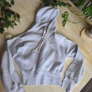 Cropped Hooded Sweatshirt
